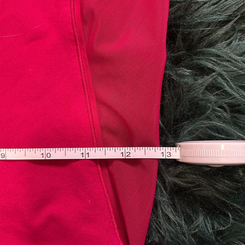 Lulu fuchsia Rouched Racerback Tank Top - Picture 7 of 9